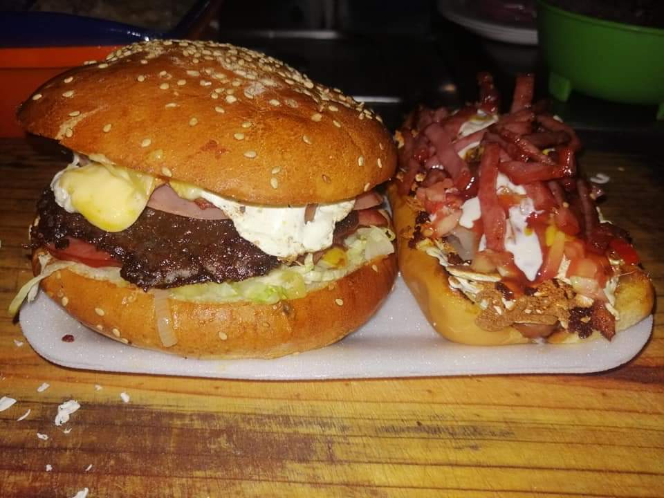 Combo hamburguesa+ hotdog+ refresco