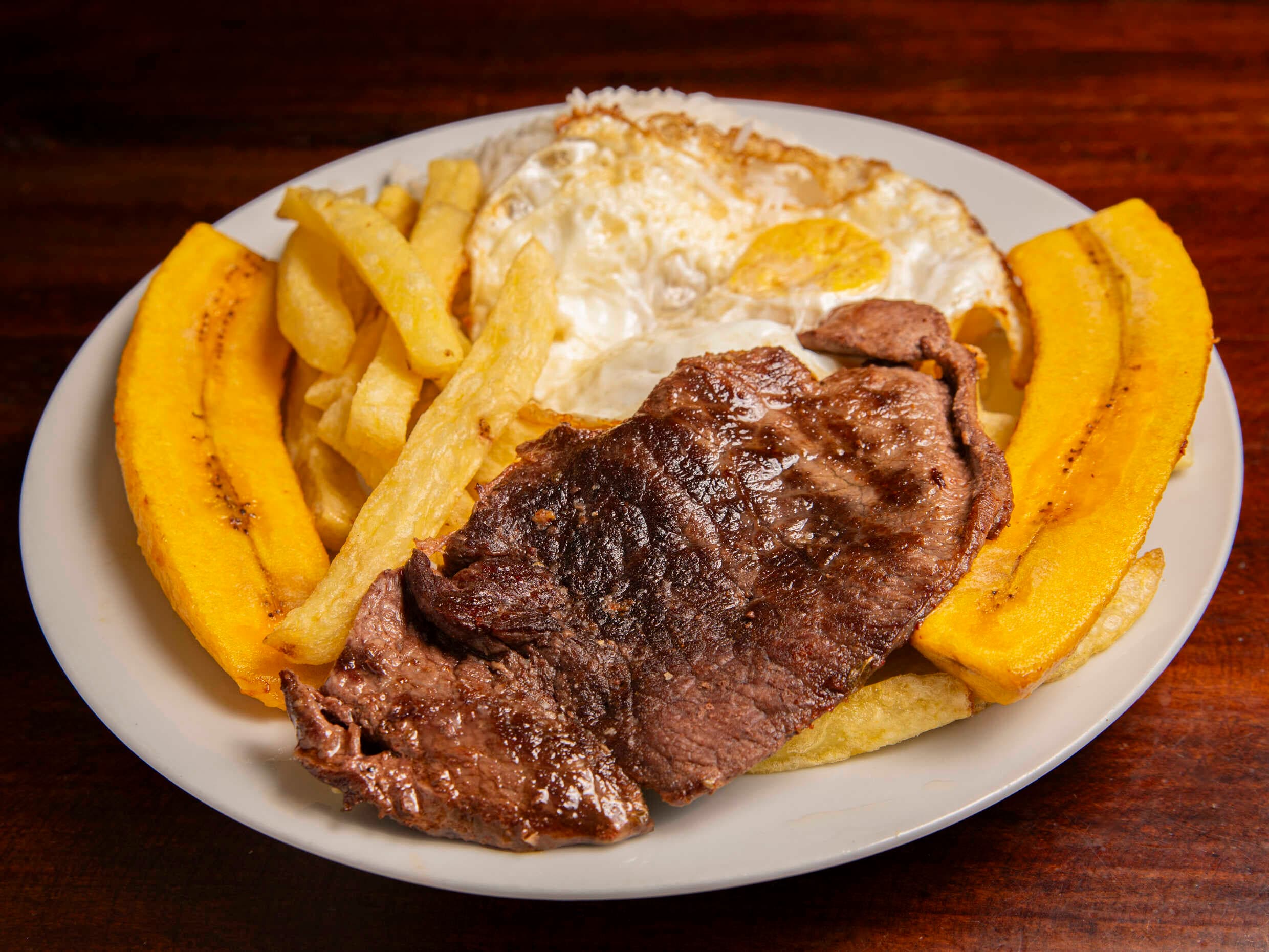 Bistec a lo Pobre
