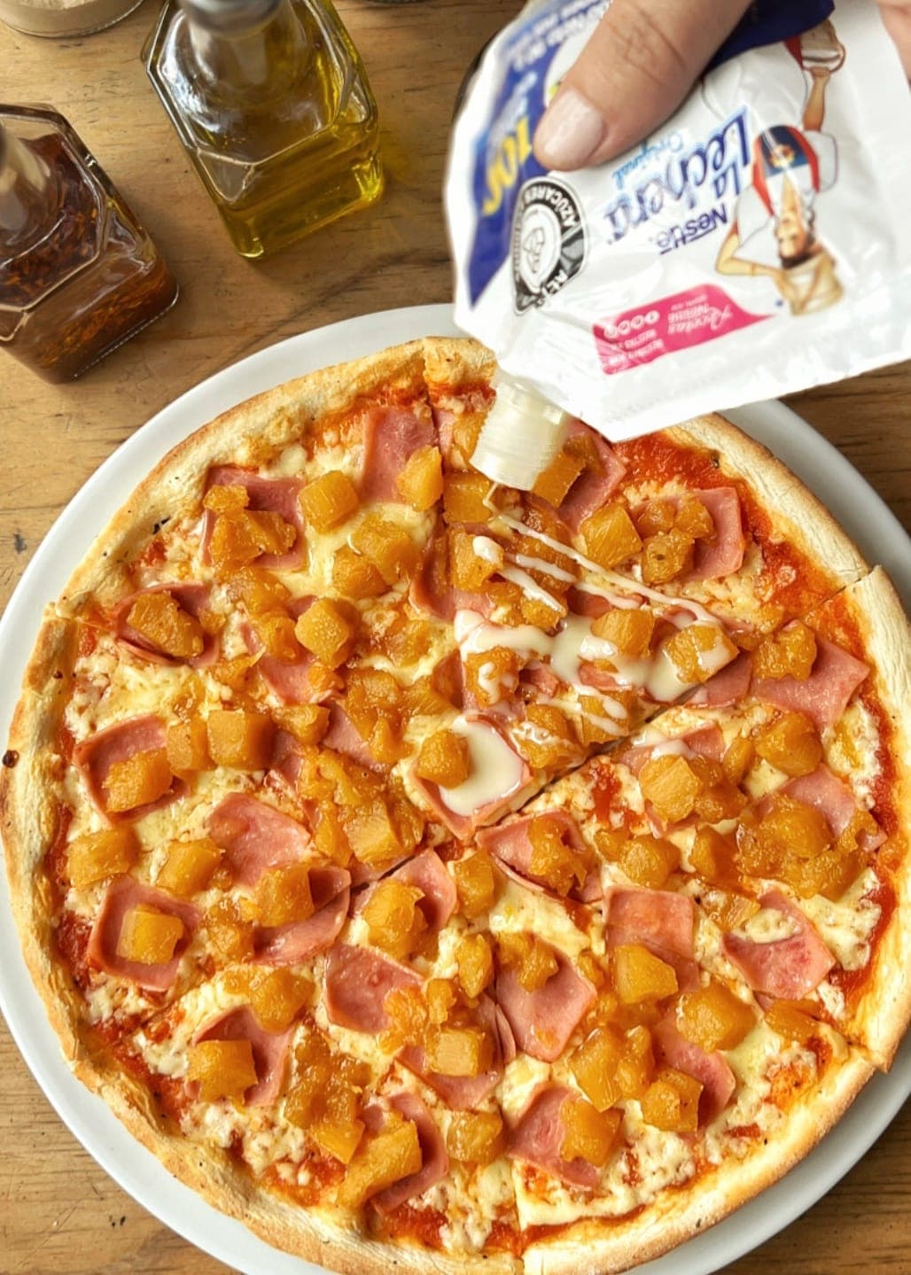 Pizza Hawaiana 28 cm