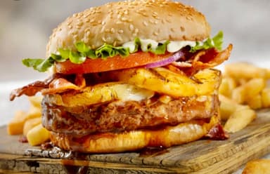 Hamburguesa La Hawaiana