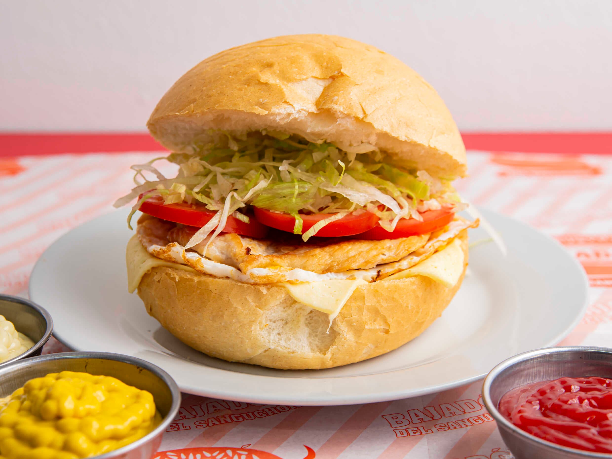 Sándwich de Pollo Deshilachado