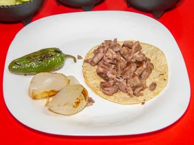 Taco de Maíz de Res