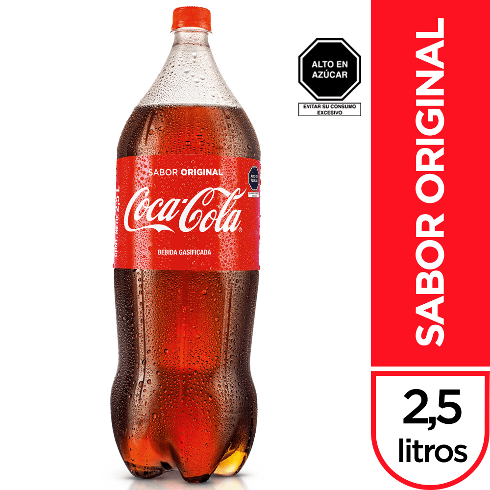 DESCARTABLE COCA COLA 2 LITROS 1/2