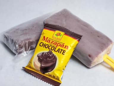 Paleta Mazapán con Chocolate