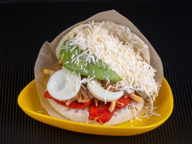 Arepa Rellena Pa' que te Jartes