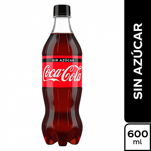 Coca Cola sin Azúcar 600 ml