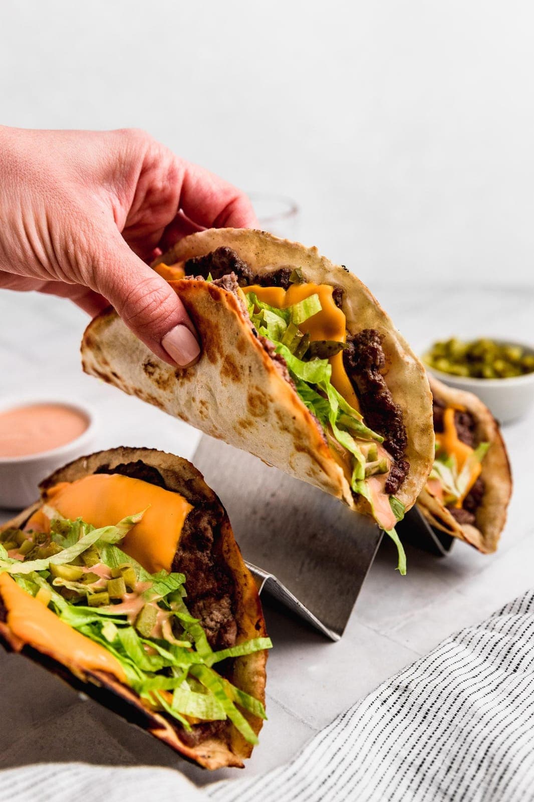 2x1 Taco Hamburguesas de Carne
