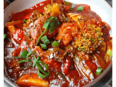 Schezwan Beef con arroz GRATIS