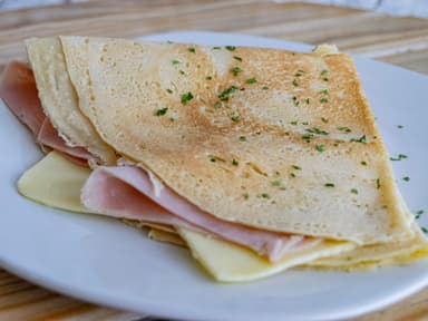 Crepa Salada 2 Ingredientes