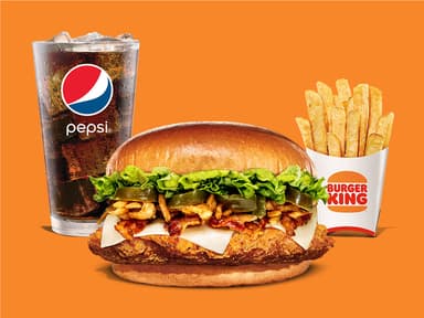 Combo Mediano Guacamole Crunch King Pollo