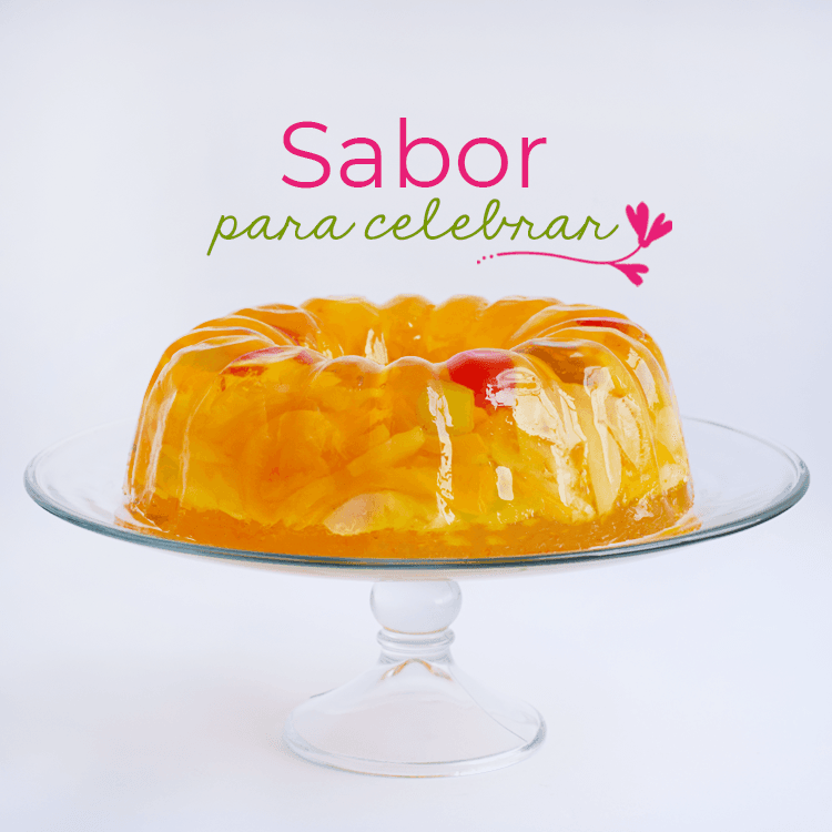 Gelatina de Agua con Fruta