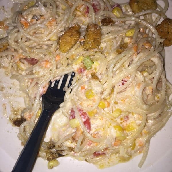 Pasta con Camarones