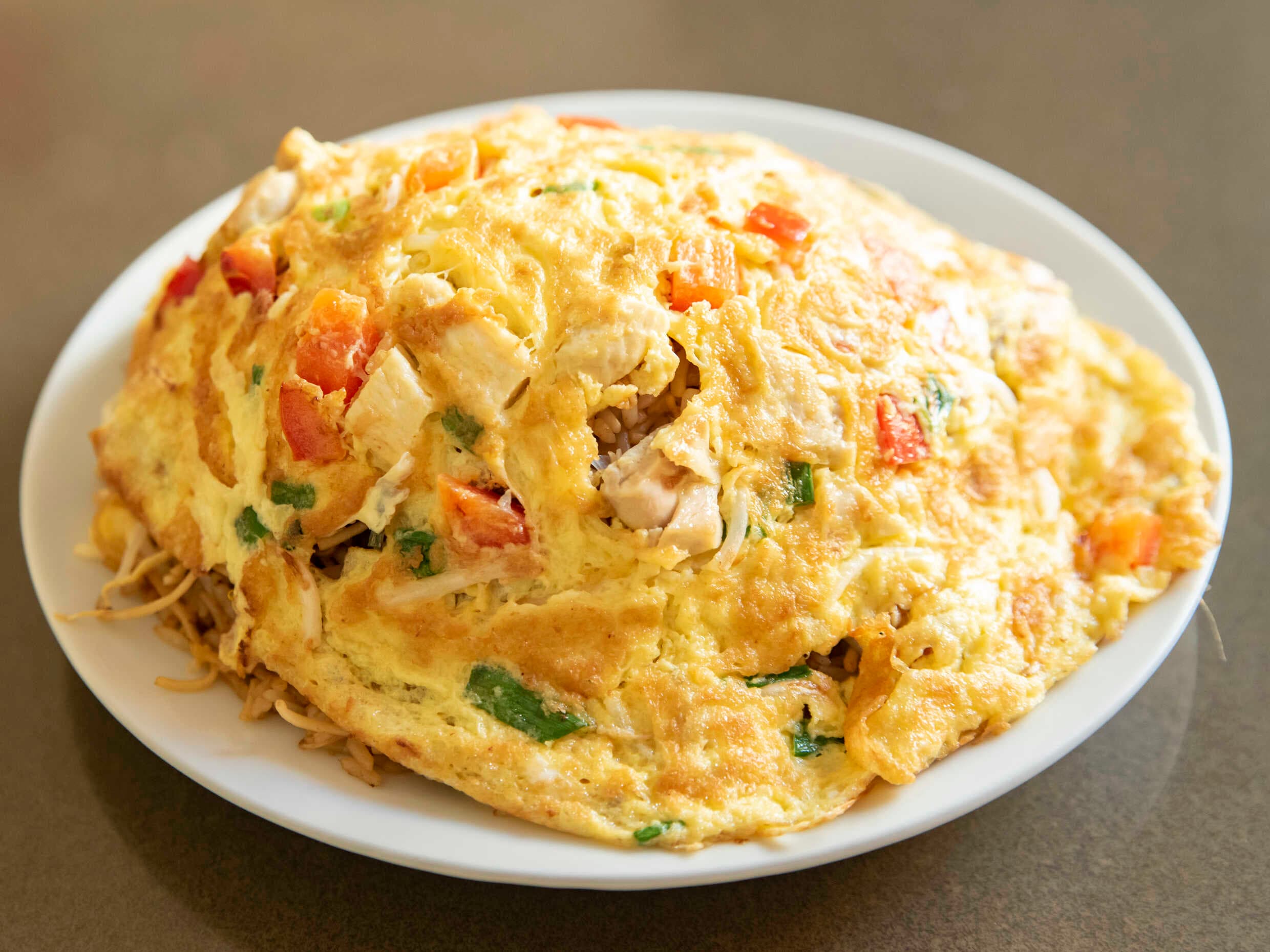 Chaufa con Tortilla