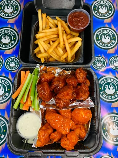 Pal Antojó de Alitas con Papas
