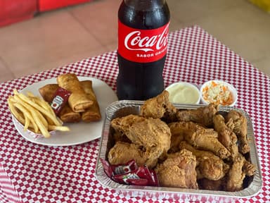 Combo 4- 5pz Pollo Frito -2 Burritos- 2 Refrescos