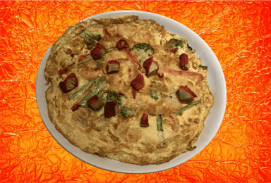 Tortilla de Chancho más Chaufa