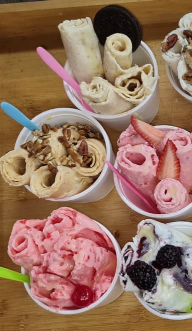 Helado en Rollo Sabor Chocolate