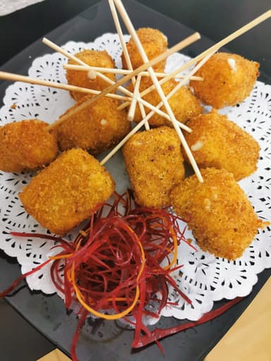 Kushiage de Queso