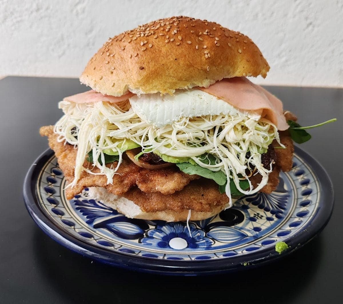 🤑 Cemita de Milanesa de Pollo