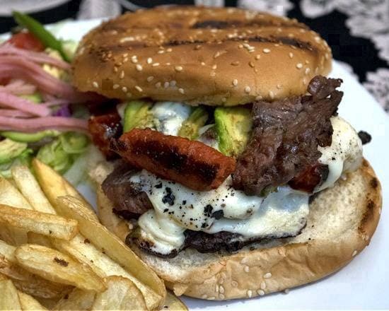 Hamburguesa con Tocino