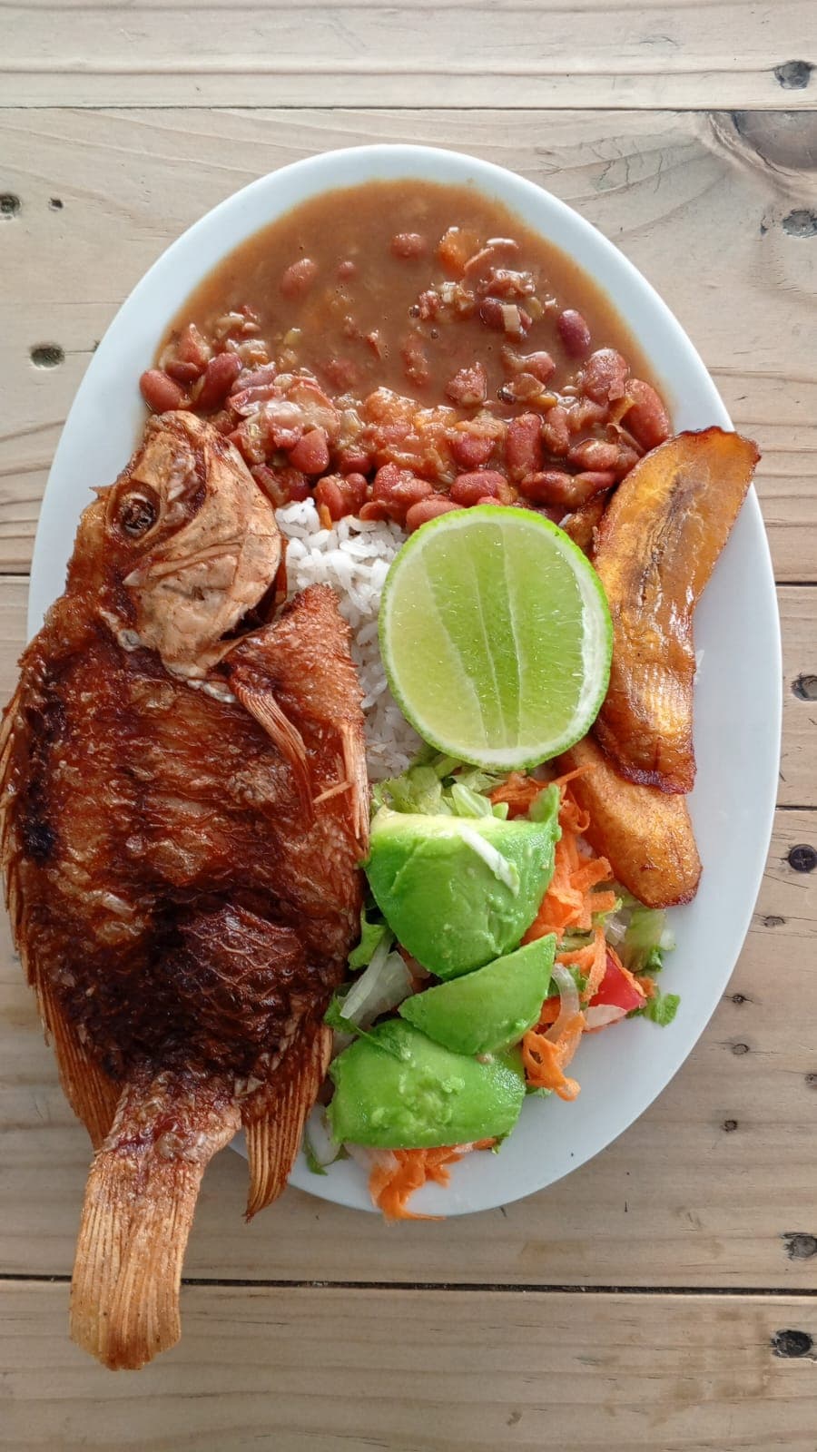 Almuerzo con Tilapia