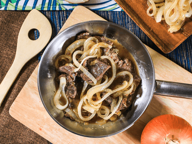 Bistec Encebollado