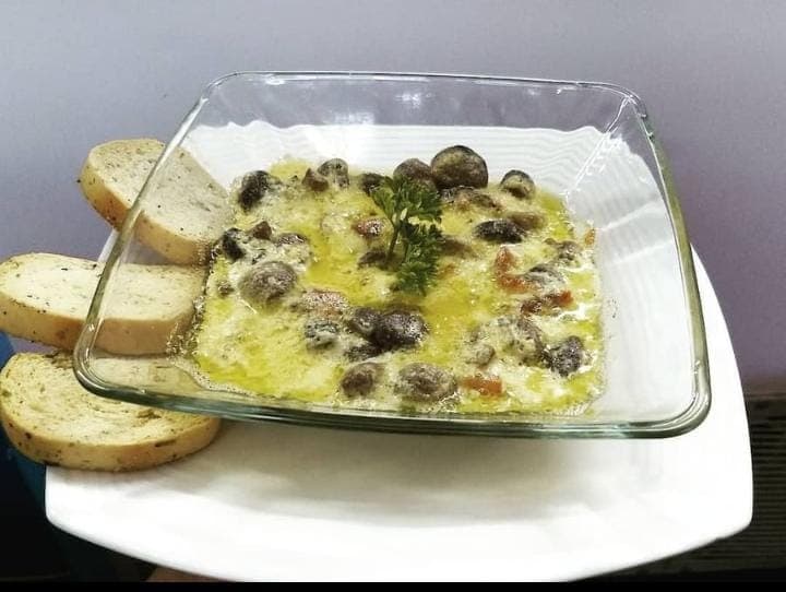 Champiñones Gratinados