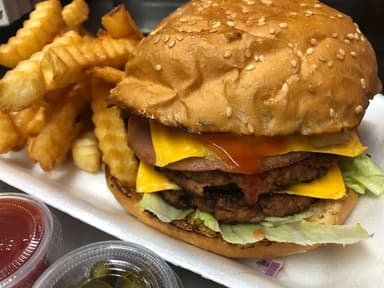 Doble Burguer con Papas