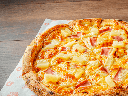 Borde de Queso Pizza Hawaiana 4 Porciones (27 Cm)
