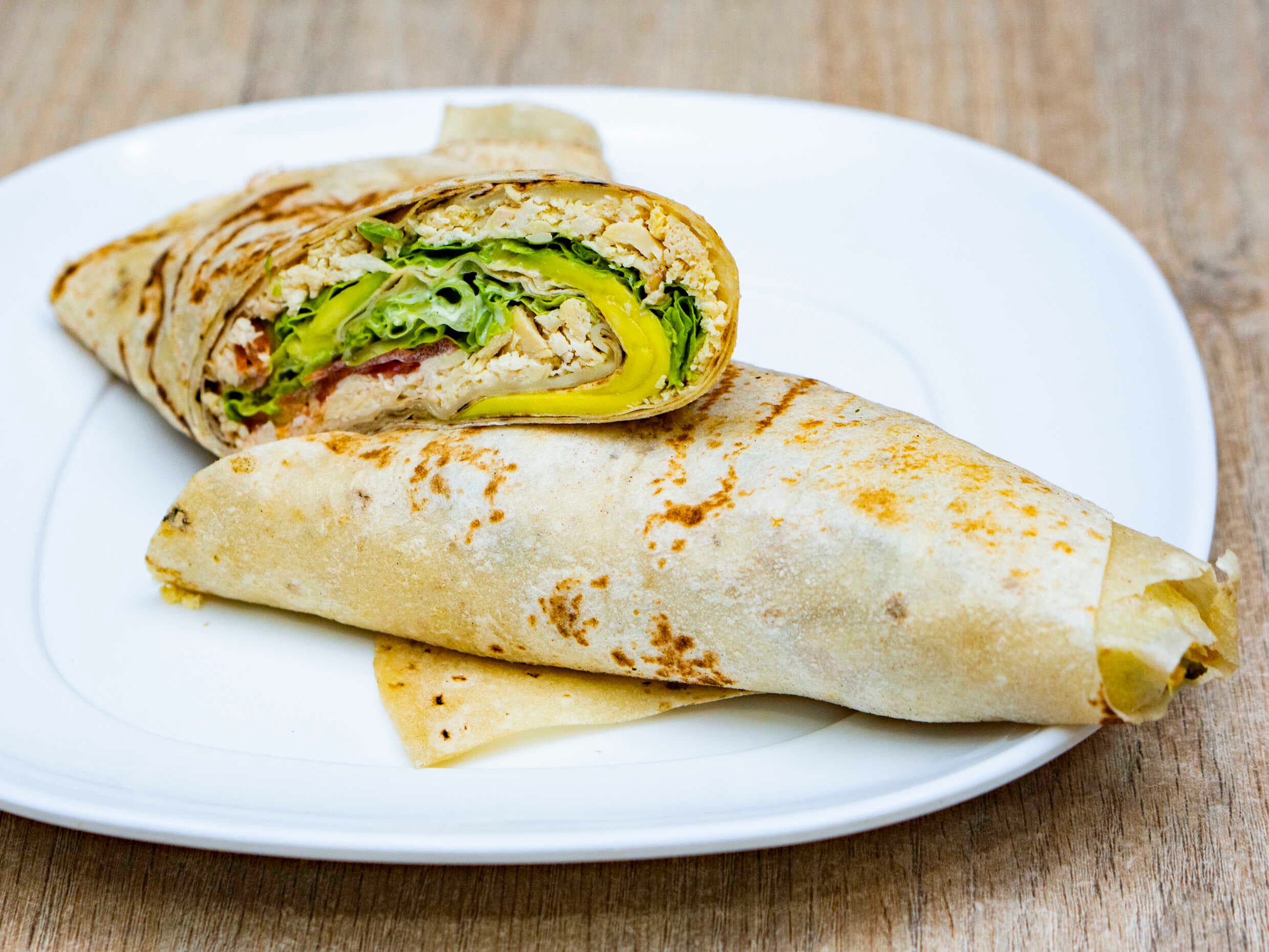 Wrap jamón de pavo