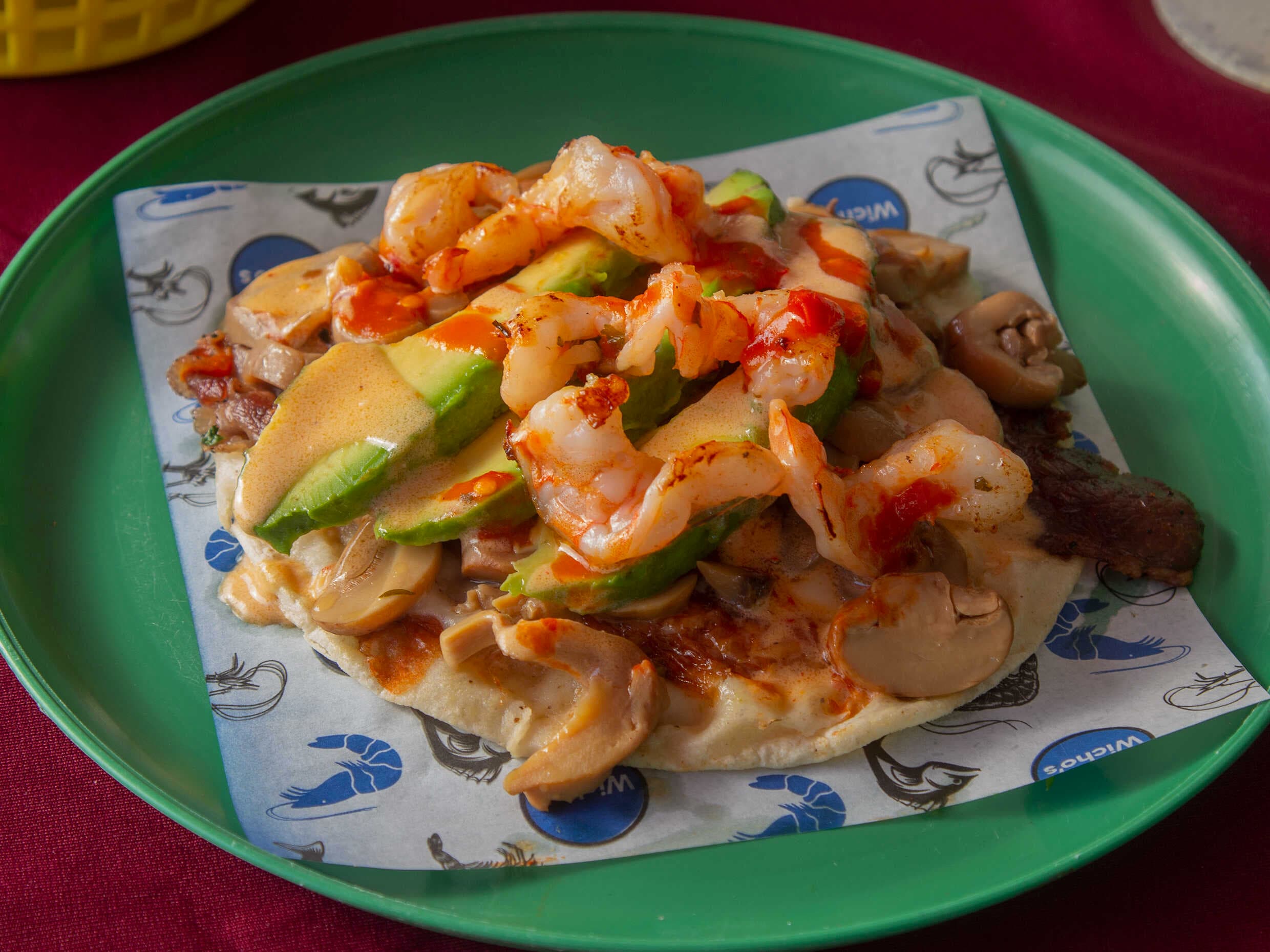 Taco Steak de Camarón