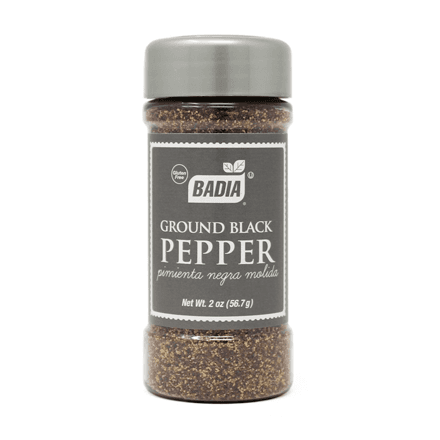 Especia Molida Badia Pimienta Negra Frasco 56,7 g