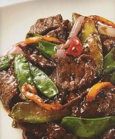 Carne con Tausí y Verduras