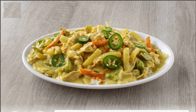 Pollo en Salsa Curry Picante