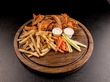 Wings 10 And Fríes