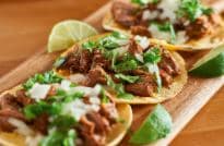 Orden de 3 Tacos de Pastor  Con Queso
