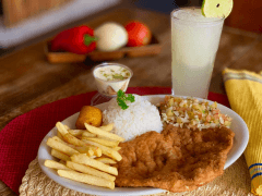 Combo Chuleta Junior + Bebida + Postre