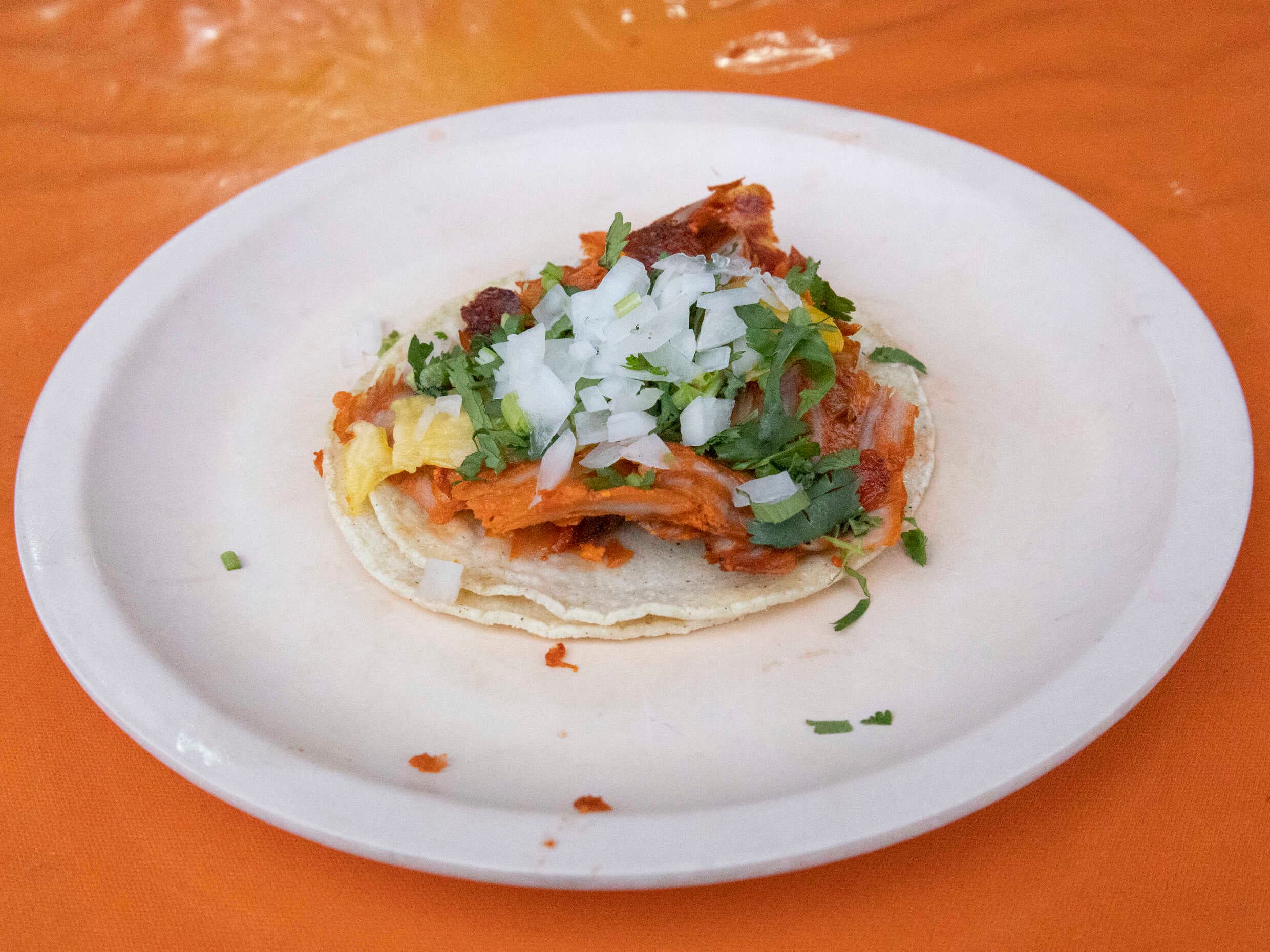 Taco al Pastor de Maíz