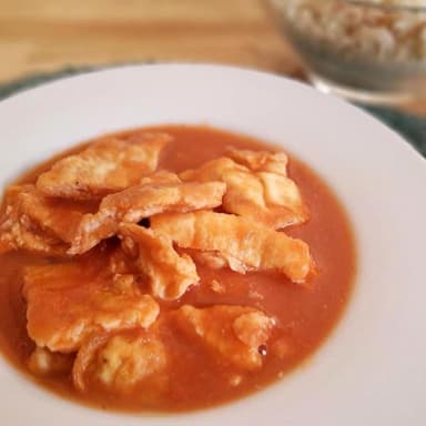 Taco Huevo en Salsa Roja