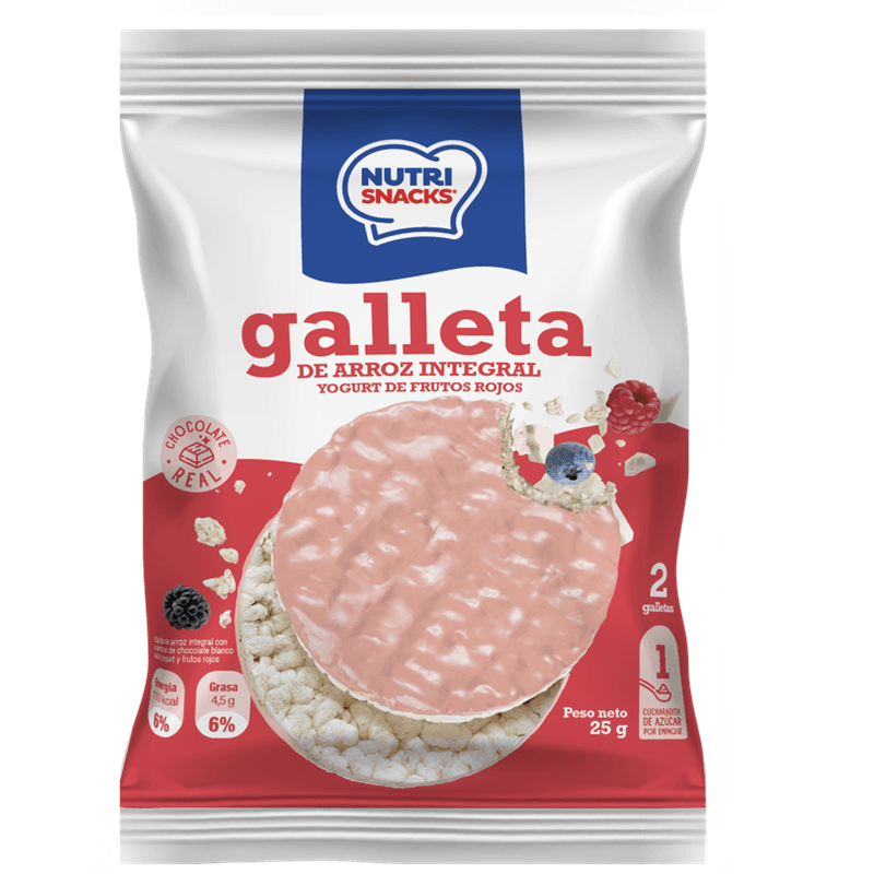 Galleta Arroz Nutrisnacks Yogurt Envoltorio 25 g