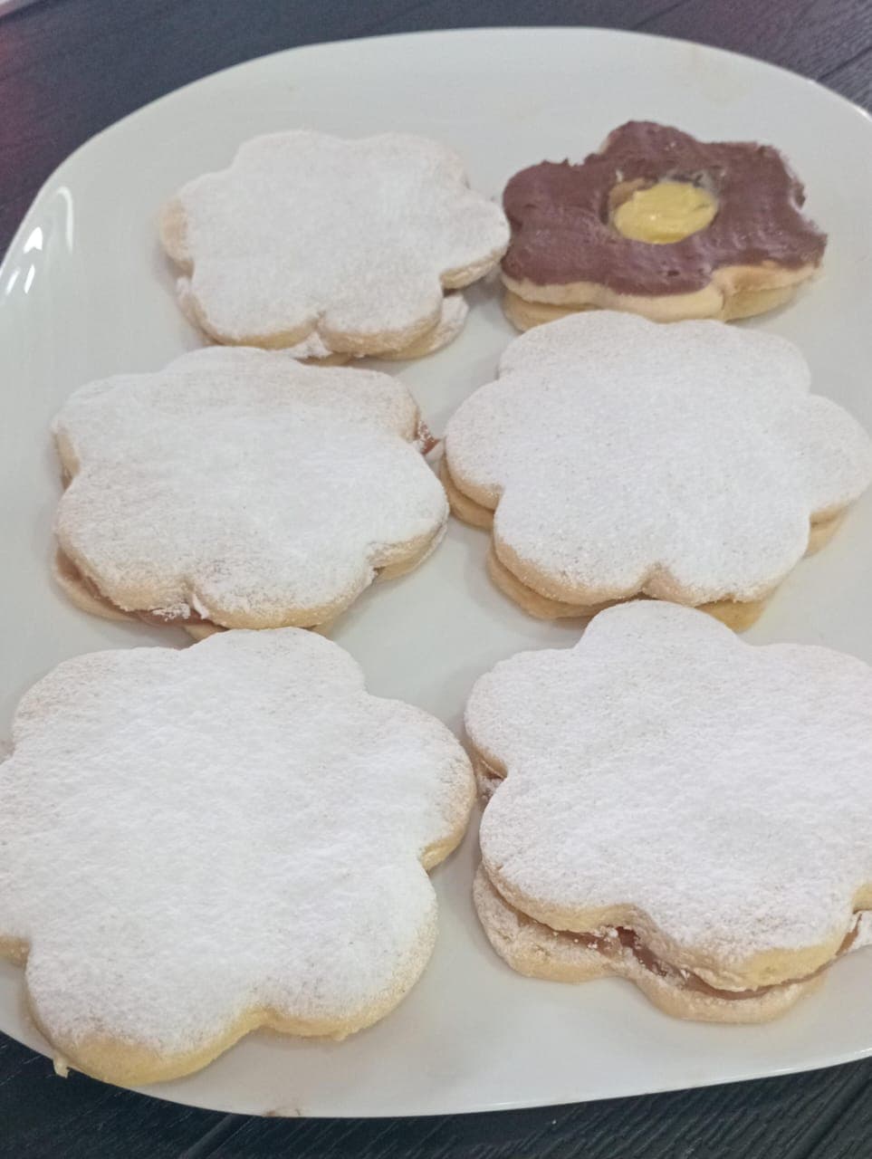 Galletas con dulce de leche