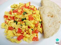 Huevos a la Mexicana.
