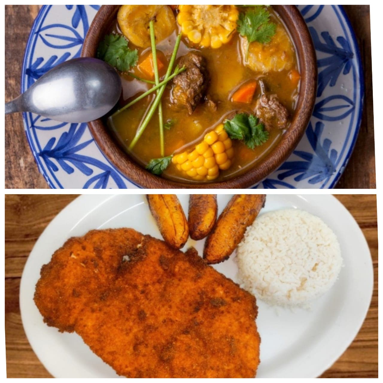 Sancocho Res más Chuleta de Pollo