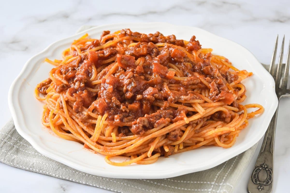 Espagueti a la Bologñesa