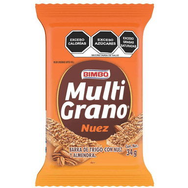 BARRA MULTIGRANO NUEZ BIMBO 34GR
