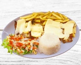 Pechuga Gratinada + Bebida