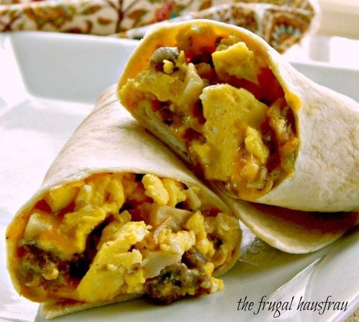 Taco de Huevo con Tocino