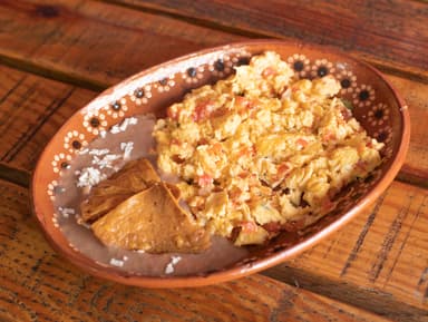 Huevo con chorizo