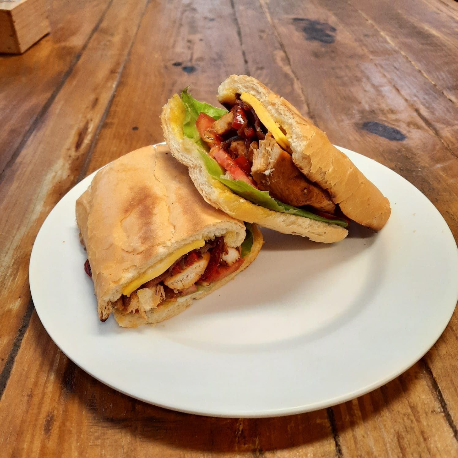 Sandwich de Fajitas de Pollo