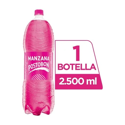 Gaseosa Manzana Postobón 2.5 L